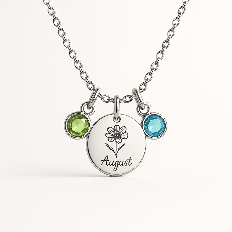 Elevate Your Jewelry Line with Custom Birthstone Charm Necklaces and Personalized Birth Month Flower Jewelry: OEM/ODM Manufacturing Benefits