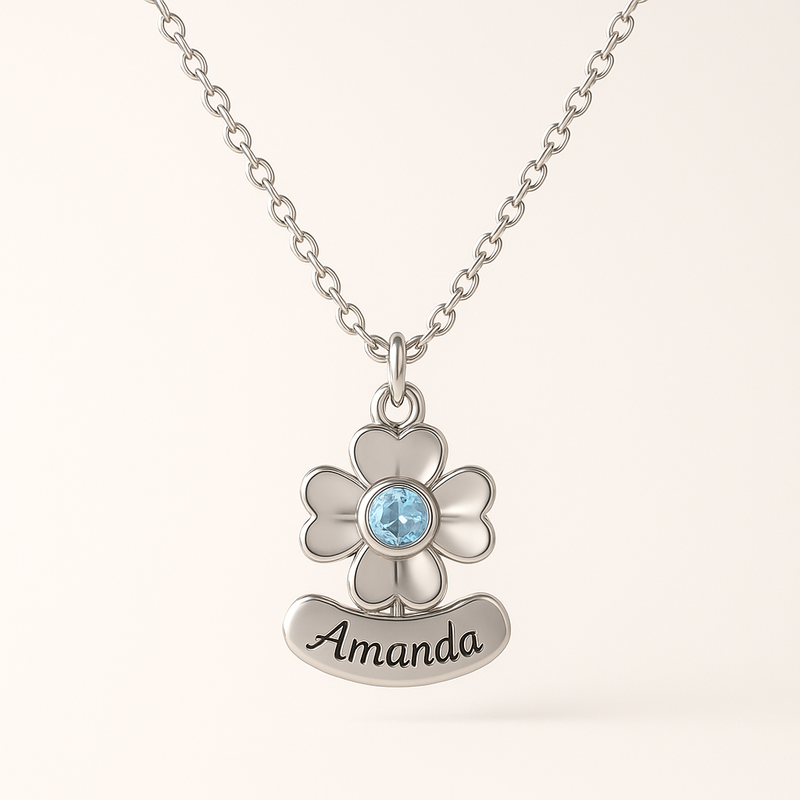 Custom Birth Month Flower Birthstone Charm Necklace: A Personalized Jewelry Trend for Wholesale Manufacturers and Retailers