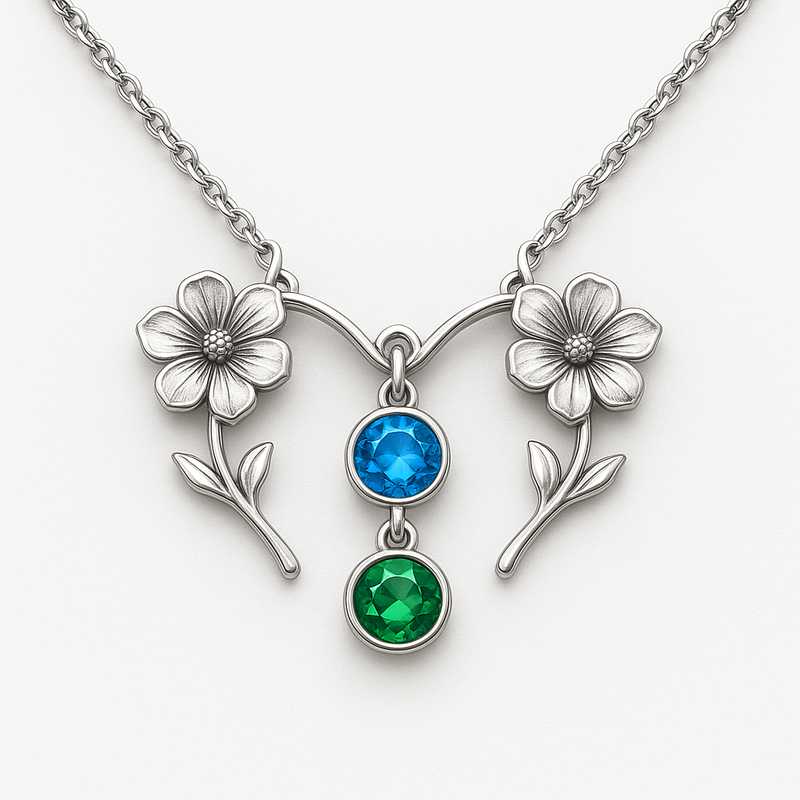 2025 Jewelry Trends: Custom Birth Month Flower & Birthstone Necklaces 2025 Jewelry Trends: Custom Birth Month Flower & Birthstone Necklaces - Featured Image