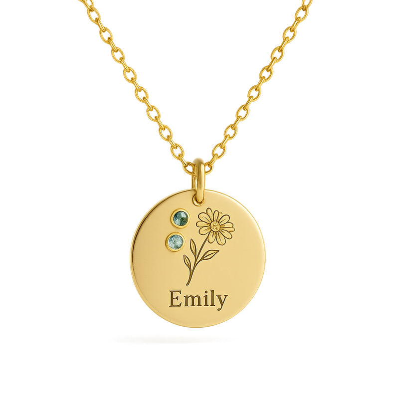 Custom Birth Month Flower Necklace: How Personalized Birthstone Charm Necklaces Are Transforming Wholesale Jewelry Manufacturing