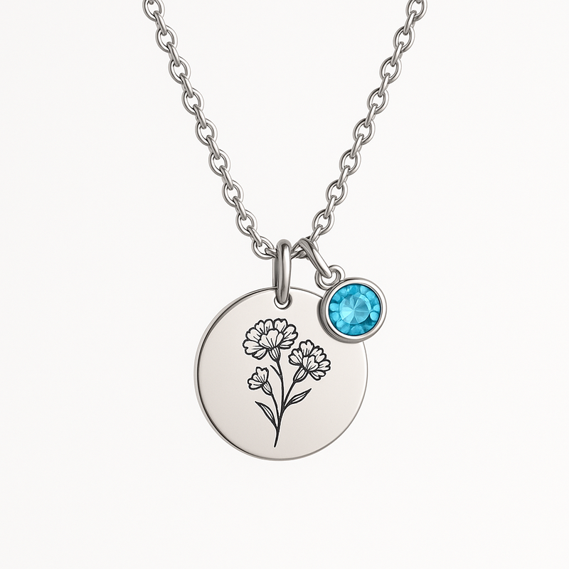 Boost Your Business Growth with Custom Birth Month Flower Birthstone Charm Necklaces: A Guide to Personalized Flower and Birthstone Charm Necklaces for Wholesale Manufacturers