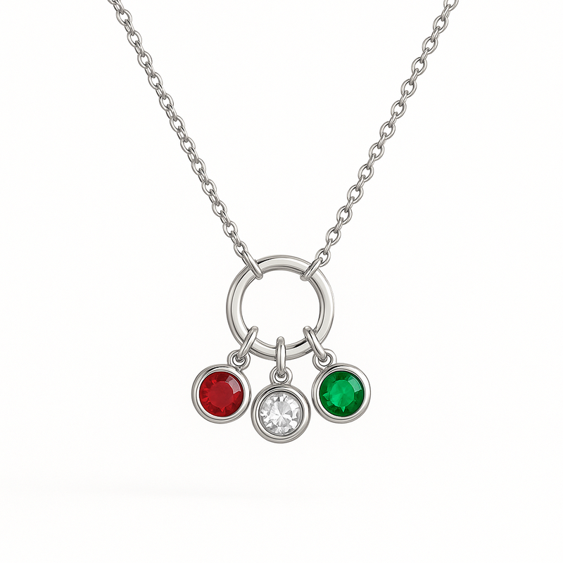 Custom Birthstone Charm Necklace Manufacturing: Boost Sales with Personalized Jewelry & Low MOQ Solutions