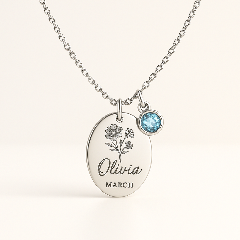 Boost Your Jewelry Business with Custom Birth Month Flower Necklaces and Personalized Birthstone Flower Jewelry