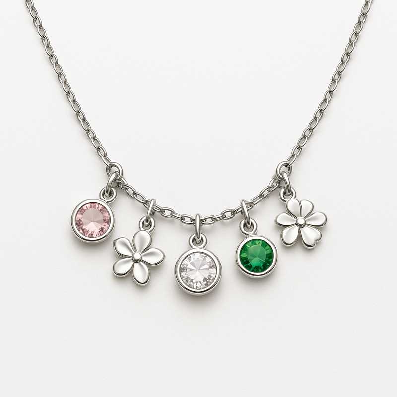 Custom Birthstone & Flower Charm Necklaces for Industry Excellence Custom Birthstone & Flower Charm Necklaces for Industry Excellence - Featured Image