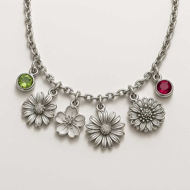 Charming Moments: Seasonal Sparkle with Custom Flower & Birthstone Designs - Featured Image