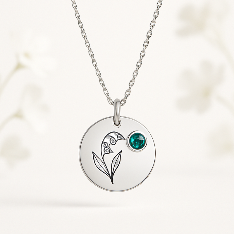 Custom Birth Month Flower Birthstone Charm Necklace: Wholesale Opportunities for B2B Jewelry Brands Seeking Quality & Customization