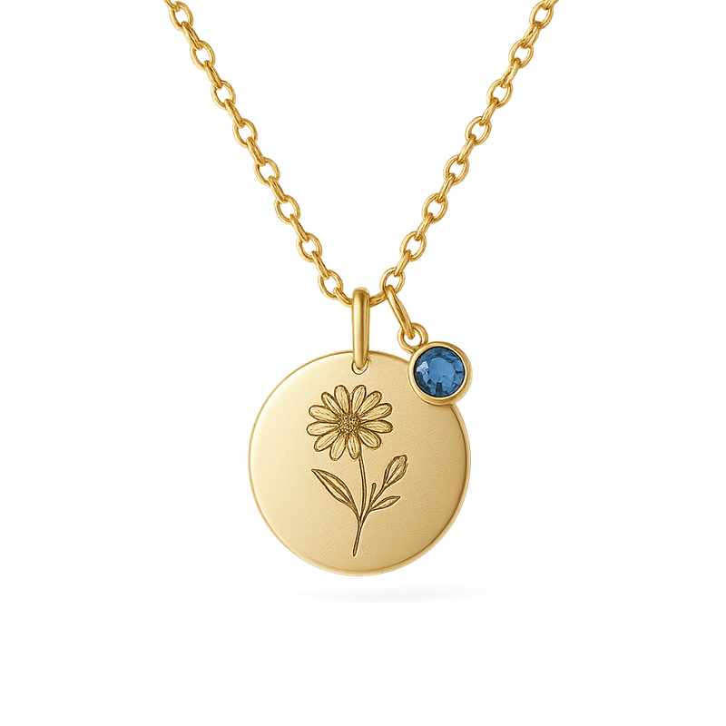 Custom Birth Month Flower Necklace Trends: Boost Your Jewelry Business with Personalized Designs & Low MOQ