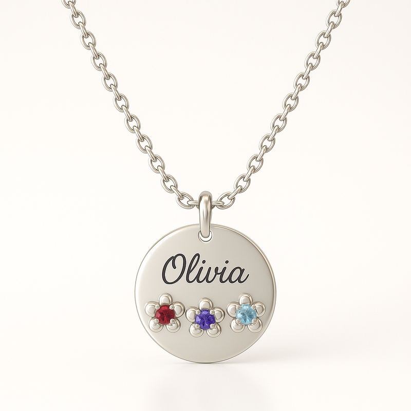 Custom Birthstone Flower Necklace: Boost Your Jewelry Business with Personalized Birth Month Jewelry for Her