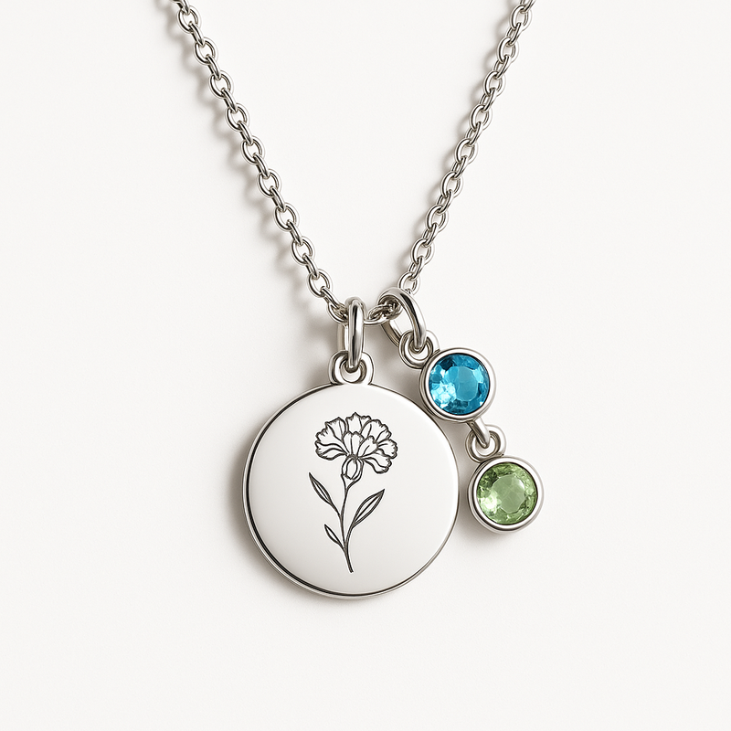 Enhance Your Jewelry Brand with Custom Birth Month Flower Necklaces and Personalized Birthstone Charm Jewelry