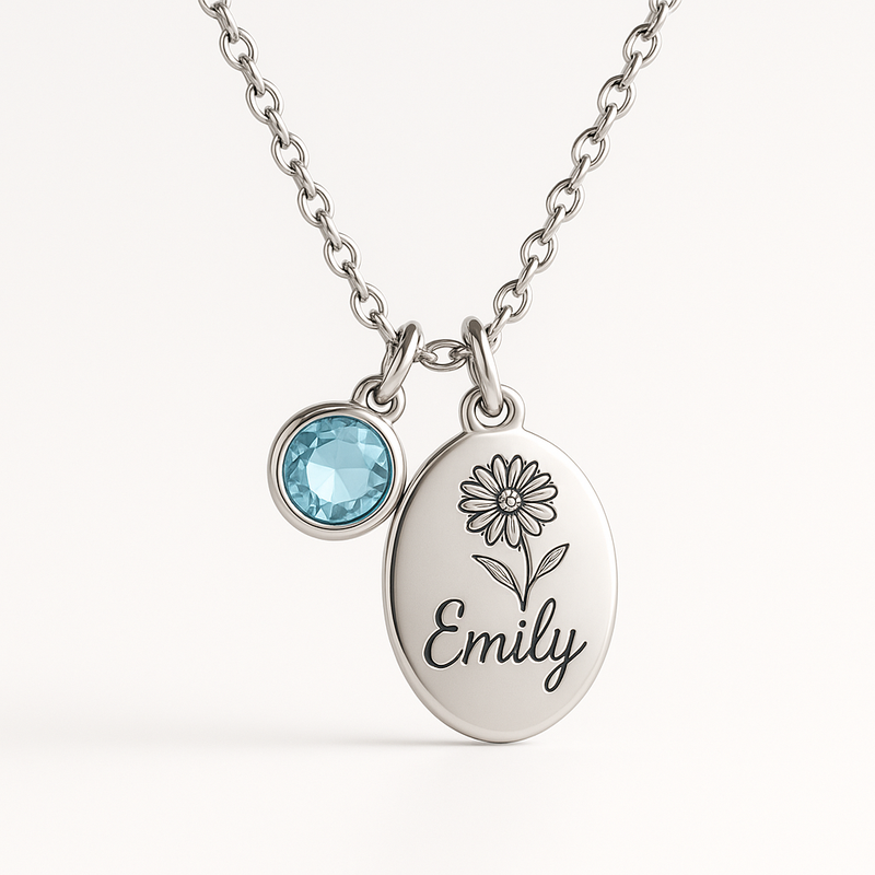 Why a Custom Birth Month Flower Birthstone Charm Necklace is Perfect for Your Wholesale Jewelry Business