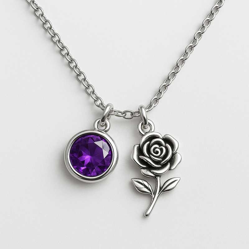 Celebrate the Seasons: Custom Birthstone & Flower Charm Necklaces Celebrate the Seasons: Custom Birthstone & Flower Charm Necklaces - Featured Image