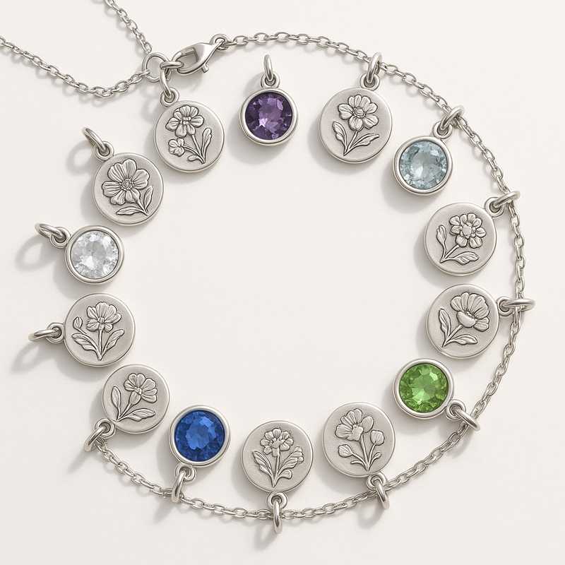 Joy in Every Detail: Limited-Run Birthstone Charm Necklaces Joy in Every Detail: Limited-Run Birthstone Charm Necklaces - Featured Image