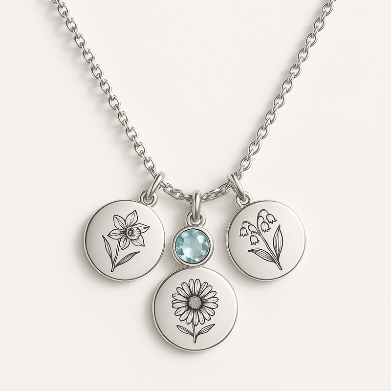 Custom Birthstone Necklace: A Profitable Opportunity for Jewelry Brands with Personalized Birth Month Flower Charms and Gift-Worthy Birthstone Charm Necklaces