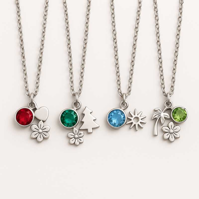 Celebrate the Seasons: Custom Birthstone & Flower Necklaces for Every Holiday Celebrate the Seasons: Custom Birthstone & Flower Necklaces for Every Holiday - Featured Image