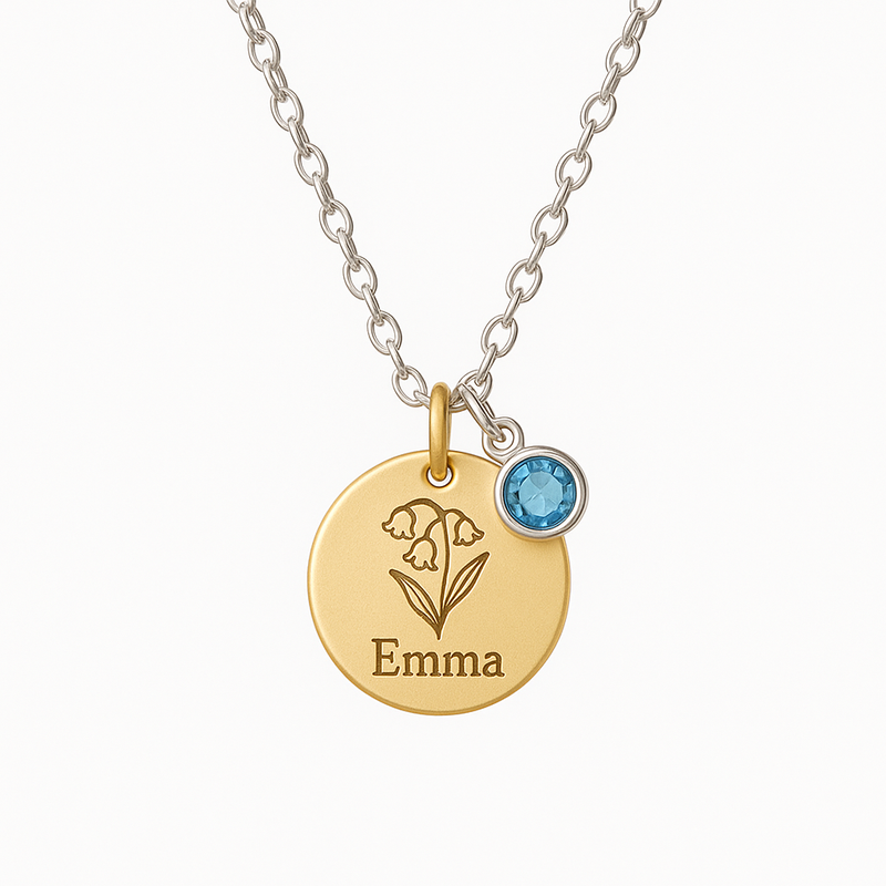 Boost Your Jewelry Business with Custom Birth Month Flower Necklace and Personalized Birthstone Charm Jewelry