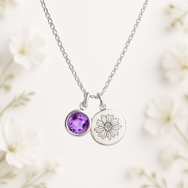 Boost Your Jewelry Business with Custom Birthstone Flower Necklaces: Personalized Birth Month Charm Jewelry and Birth Flower and Birthstone Gift Necklaces for Wholesale Success