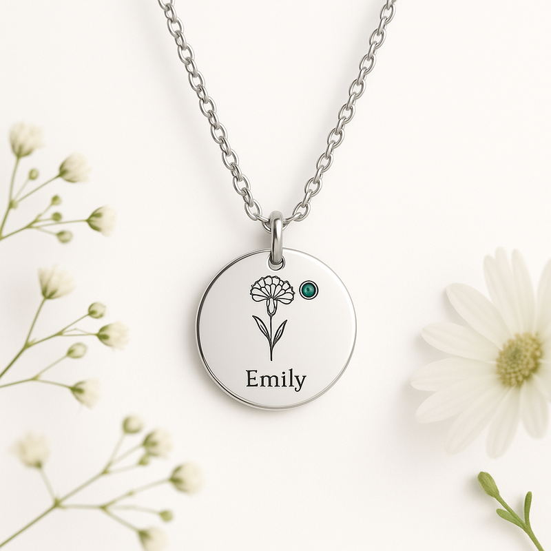 Custom Birth Month Flower Necklace Trends: Boost B2B Growth with Personalized Birthstone Charm Manufacturing
