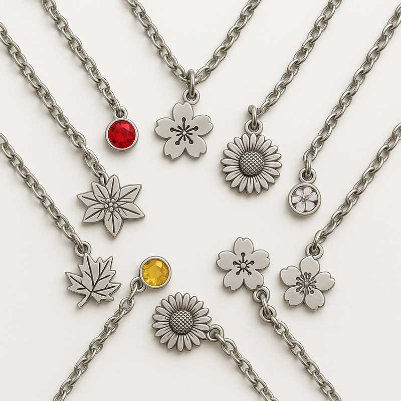 Charm the Holidays: Custom Seasonal Bloom & Stone Necklaces Charm the Holidays: Custom Seasonal Bloom & Stone Necklaces - Featured Image