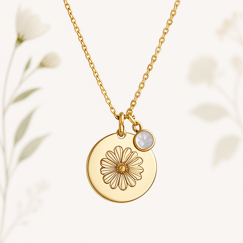 Custom Birth Month Flower Necklace Manufacturing: Boost Wholesale Sales with Personalized Charm & Stone Jewelry