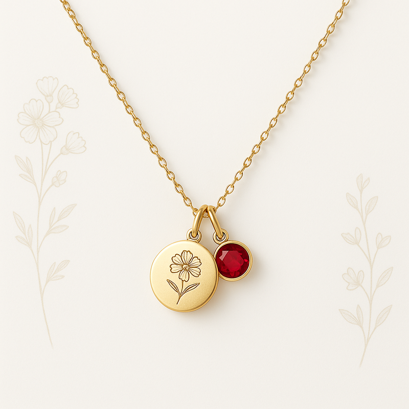 Boost Your Jewelry Business with Custom Birthstone Charm Necklaces and Personalized Birth Month Flower Designs