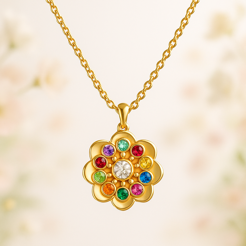 Custom Birthstone Flower Necklaces: Boost Business Growth with Personalized Birth Month Charm Jewelry & Low MOQ Manufacturing