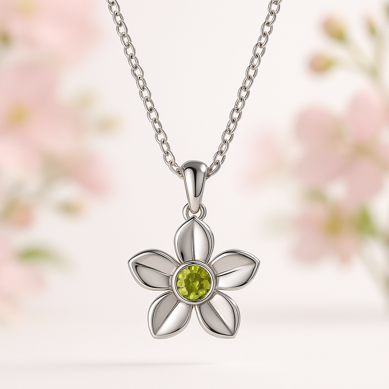 Custom Birthstone Flower Necklace: Boost Your Jewelry Brand with Trending Personalized Birth Month Jewelry