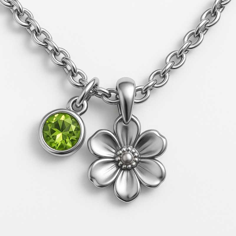 Precision and Durability: Custom Birthstone & Flower Necklaces in Stainless Steel Precision and Durability: Custom Birthstone & Flower Necklaces in Stainless Steel - Featured Image