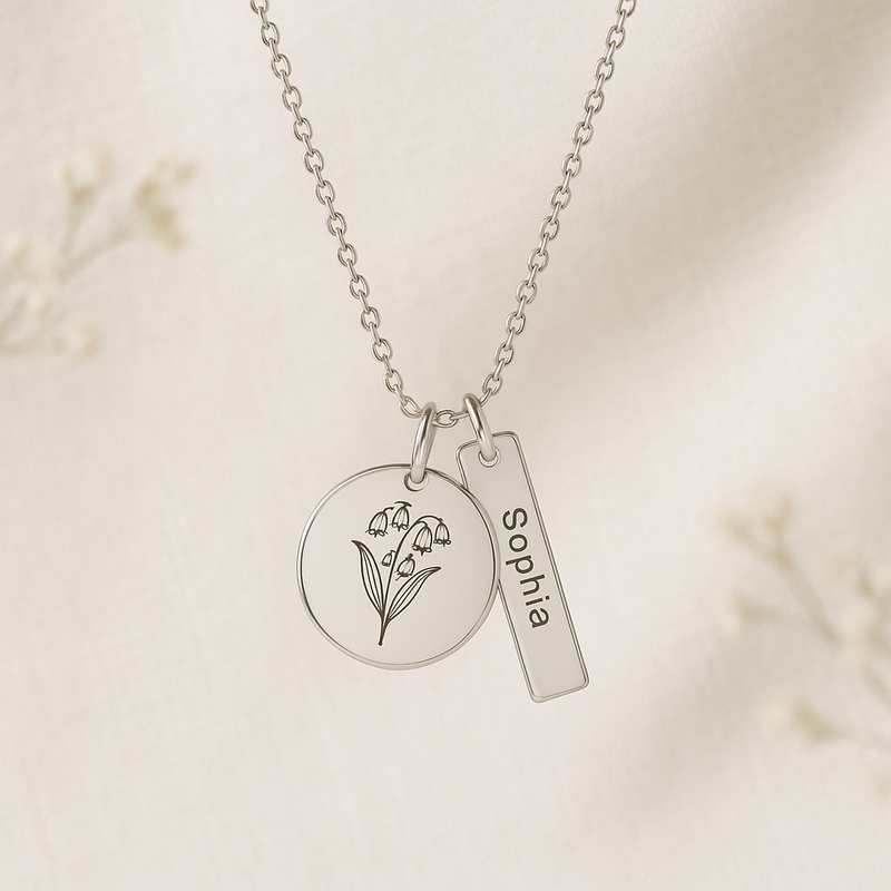 Boost Business with Custom Birth Month Flower Necklace OEM: Low MOQ, Durable Designs & Wholesale Trends