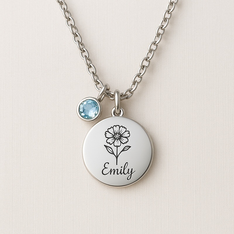 Custom Birth Month Flower Birthstone Necklace Trends: Boost Wholesale Growth with Personalized Jewelry Manufacturing