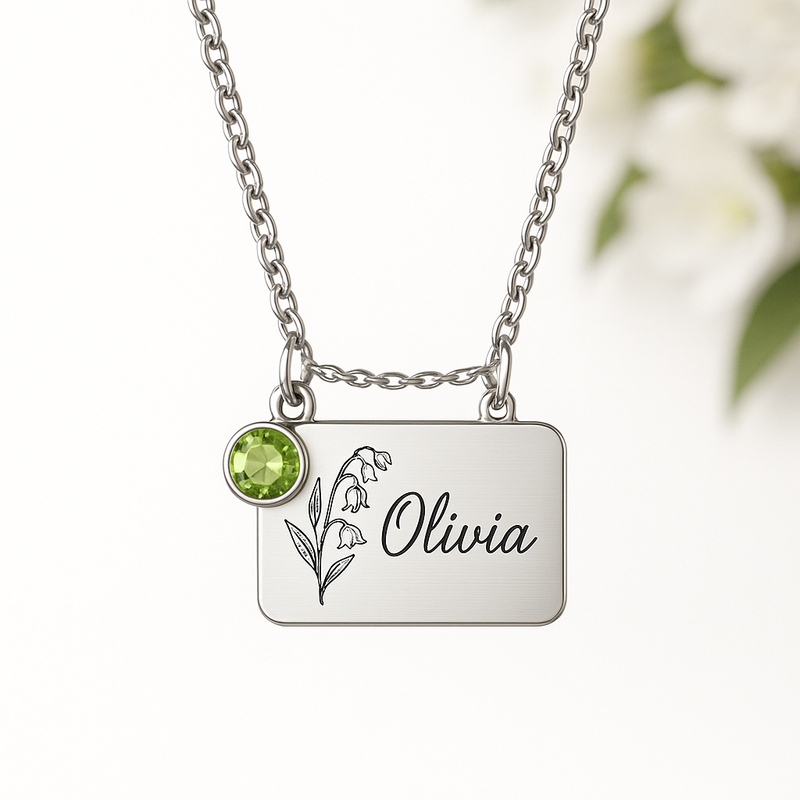 Boost Business with Custom Birth Month Flower Birthstone Charm Necklaces: Low MOQ OEM/ODM Jewelry Solutions