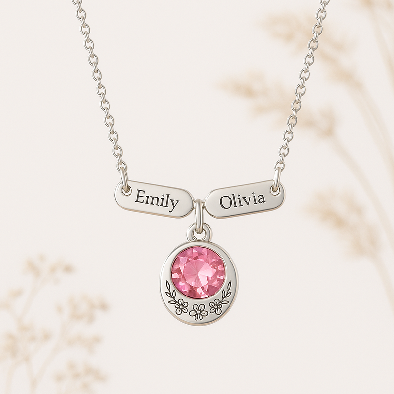 Custom Birthstone Flower Necklace Trends: Boost Your Jewelry Business with Low MOQ, Design Services & Wholesale Durability