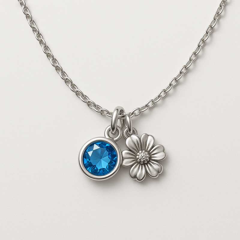 Charm the Seasons: Limited Edition Birthstone & Flower Necklaces - Featured Image