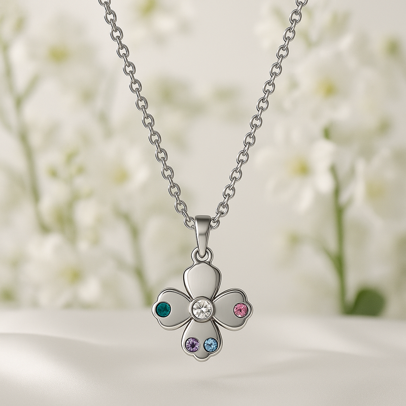 Custom Birthstone Flower Necklace Manufacturing: Unlock Wholesale Success with Personalized Birth Month Floral Jewelry