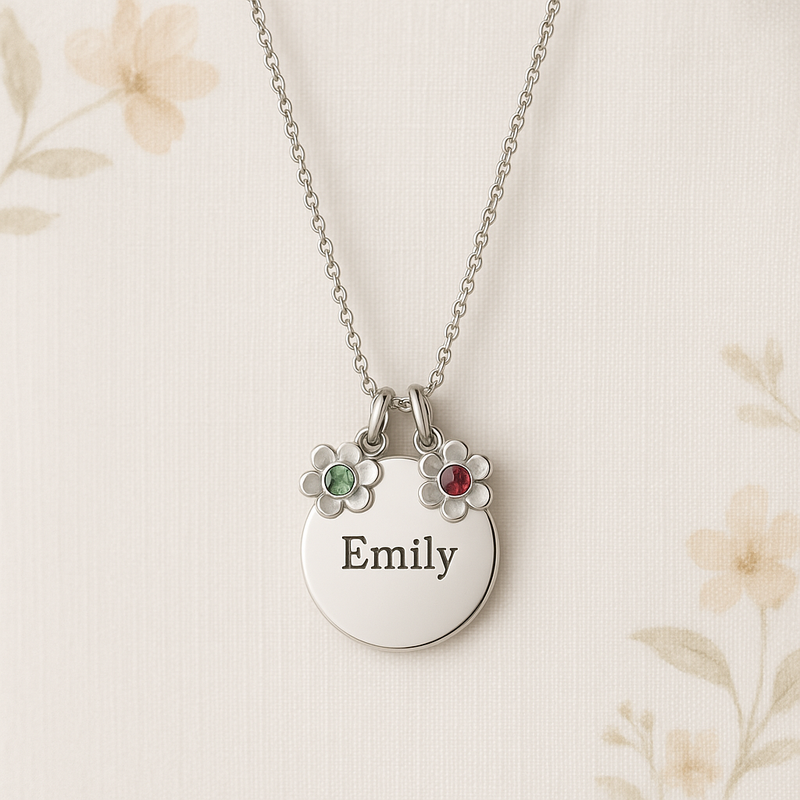 Custom Birthstone Flower Charm Necklace Trends: OEM/ODM Solutions for Personalized Jewelry Growth