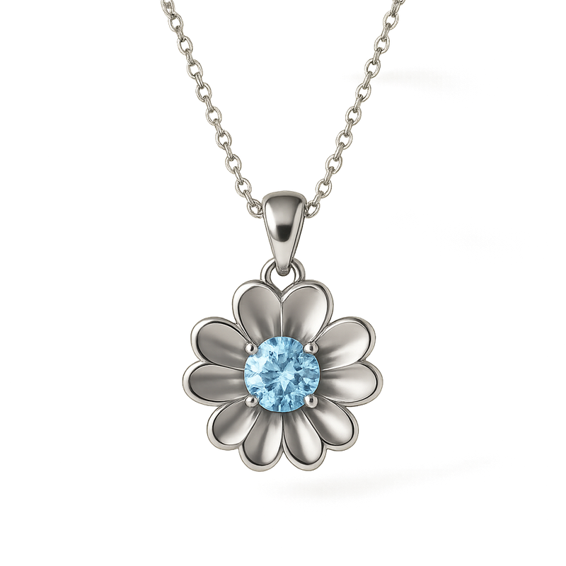 Custom Birthstone Flower Necklace: Boost Business Growth with Personalized Birth Month Jewelry Manufacturing