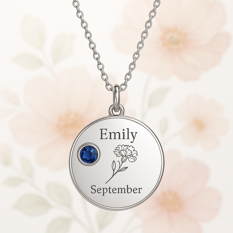 Custom Birthstone Flower Necklace: Boost Jewelry Business Growth with OEM/ODM Design Services & Low MOQ