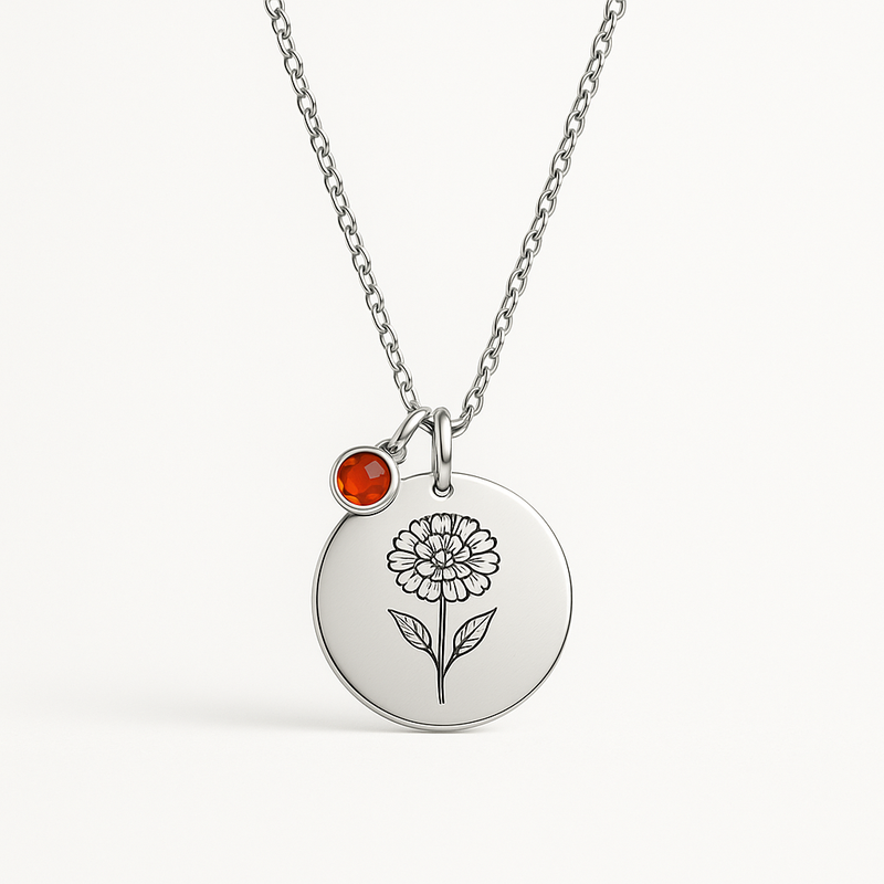 Custom Birth Month Flower Necklace Trends: Boost B2B Sales with Personalized Stainless Steel Jewelry