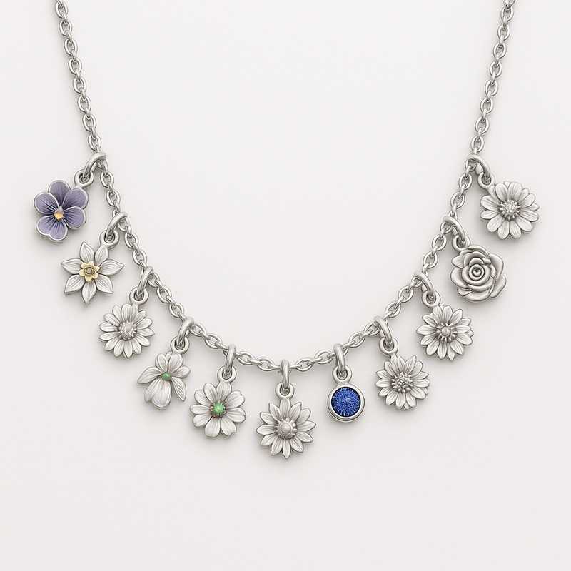 Charm Seasons: Limited-Run Floral & Birthstone Necklaces Charm Seasons: Limited-Run Floral & Birthstone Necklaces - Featured Image