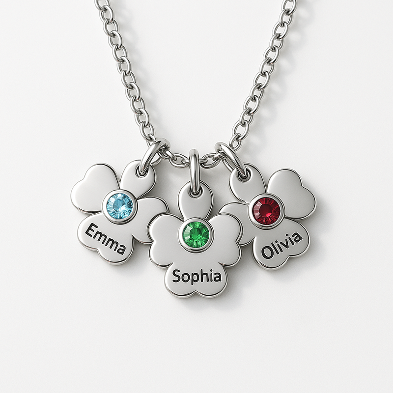 Boost Sales with Custom Birthstone Flower Charm Necklaces: OEM/ODM Trends in Personalized Jewelry for Moms