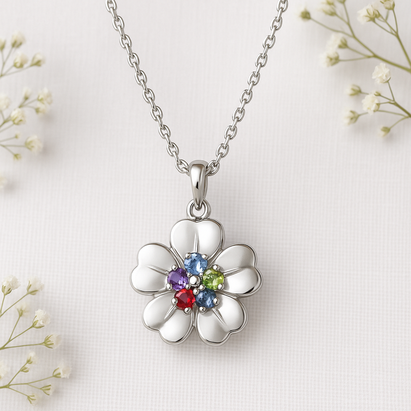 Custom Birthstone Flower Necklace Trends: Boost Your Jewelry Business with Personalized Birth Month Charm Jewelry