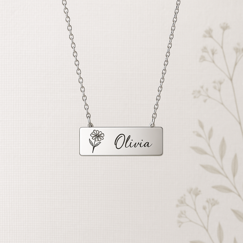 Custom Birth Month Flower Necklace Trends: Boost Your Brand with Durable, Personalized Pendant Jewelry at Low MOQ