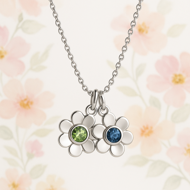 Boost Business with Custom Birthstone Flower Charm Necklace Manufacturing: OEM/ODM Trends & Opportunities