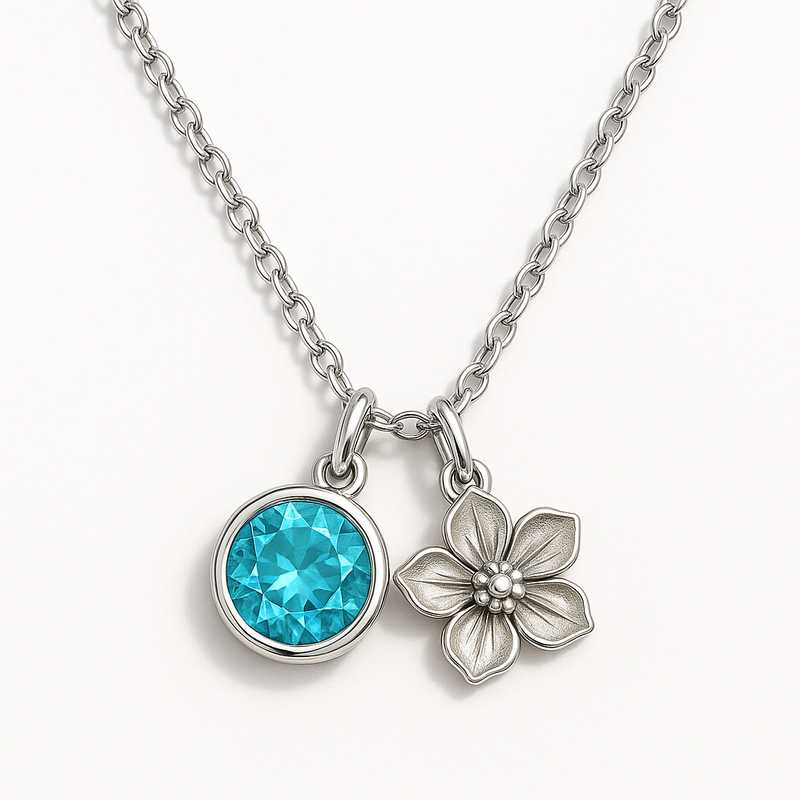 Bespoke Birthstone & Flower Charm Necklaces: From Concept to Creation Bespoke Birthstone & Flower Charm Necklaces: From Concept to Creation - Featured Image
