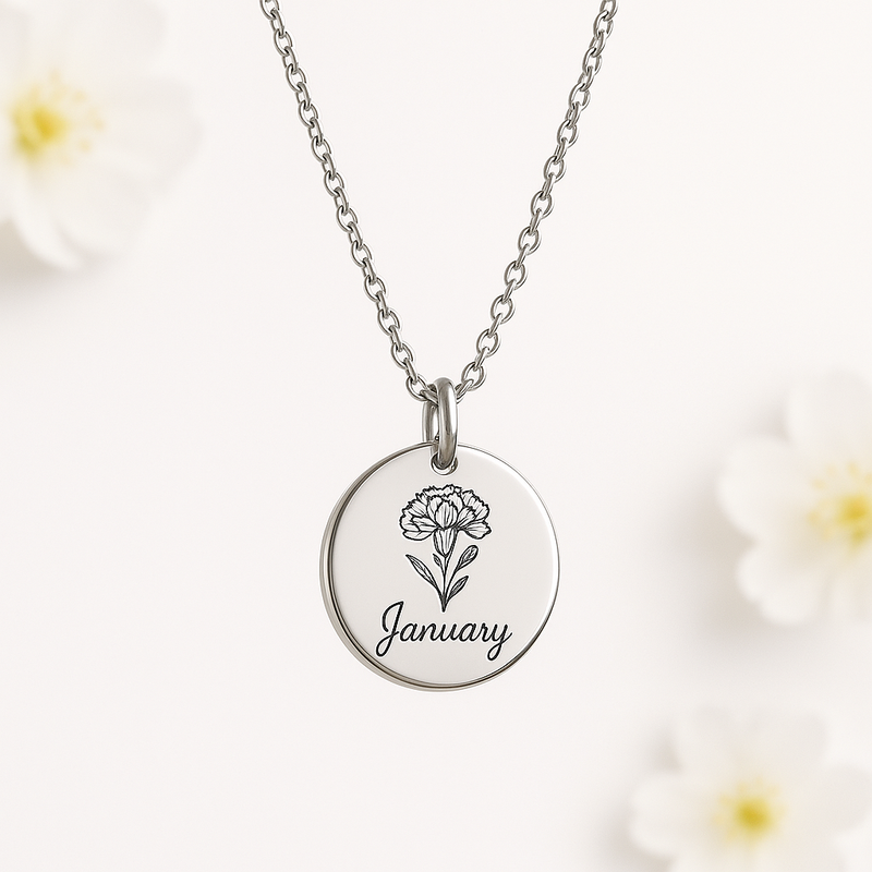 Boost Business with Custom Birth Month Flower Charm Necklaces: OEM Stainless Steel Jewelry Solutions for High-Demand Markets