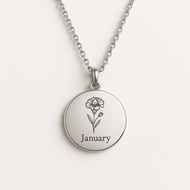Custom Birth Month Flower Necklace: Boost Your Jewelry Brand with Trend-Driven, Personalized Stainless Steel Designs