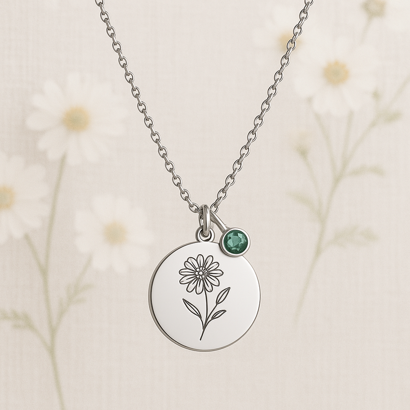 Custom Birth Month Flower Necklace Manufacturing: Boost B2B Sales with Personalized Birthstone Charm Jewelry