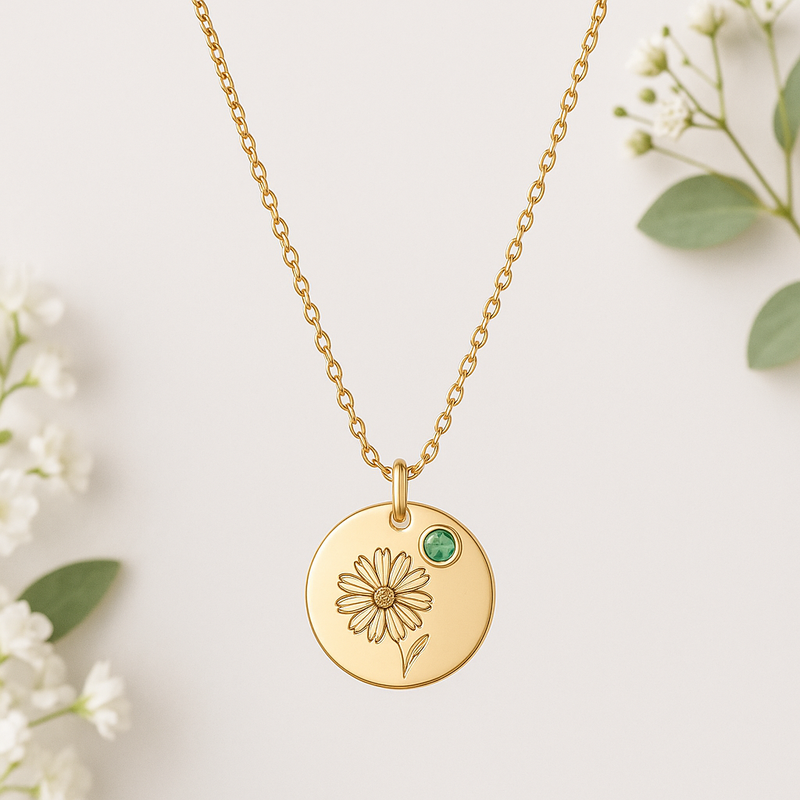Custom Birth Month Flower Necklace Trends: Boost B2B Jewelry Sales with Personalized Birthstone Charm Designs & Low MOQ Manufacturing