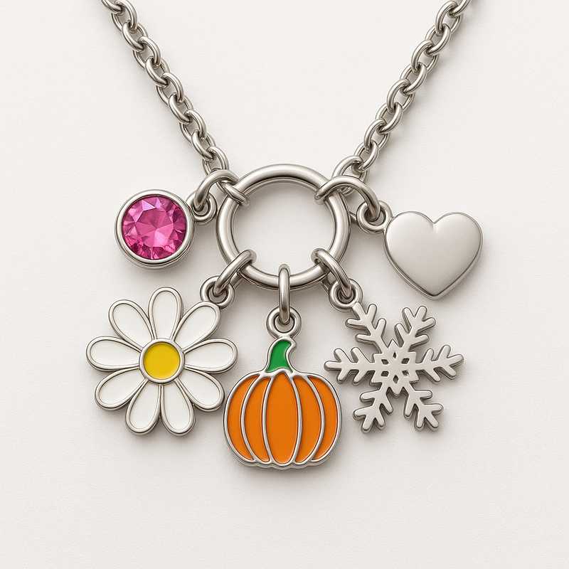 Celebrate Every Season with Custom Birthstone & Flower Charm Necklaces - Featured Image