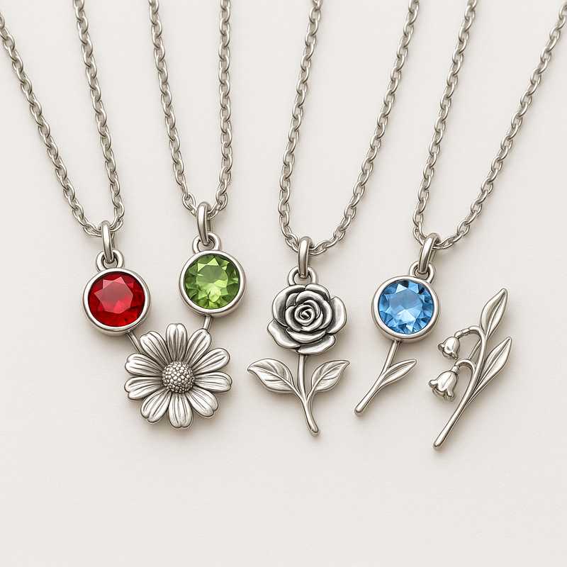 Seasonal Charm: Exclusive Birthstone & Flower Necklaces for Every Celebration Seasonal Charm: Exclusive Birthstone & Flower Necklaces for Every Celebration - Featured Image