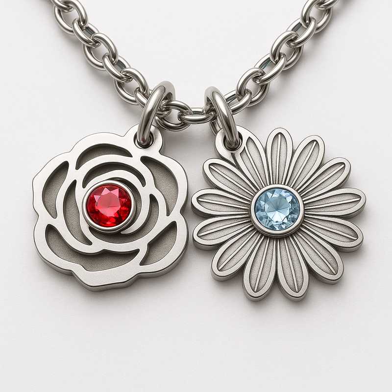 Innovative Stainless Steel Jewelry: Birthstone & Flower Charms with Advanced Manufacturing Innovative Stainless Steel Jewelry: Birthstone & Flower Charms with Advanced Manufacturing - Featured Image